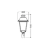 Ledvance LED Gatubelysning Urban Villa Compact 40W 5000lm 140D - 740 Kallvit | IP66 - Symmetrisk