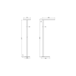 Ledvance LED Golvlampa Comfort Head Svart 114W 20000lm - 840 Kallvit| Dali Dimbar