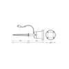 Ledvance LED Ground Spik Naut Svart 2W 100lm - 830 Varm Vit | IP44