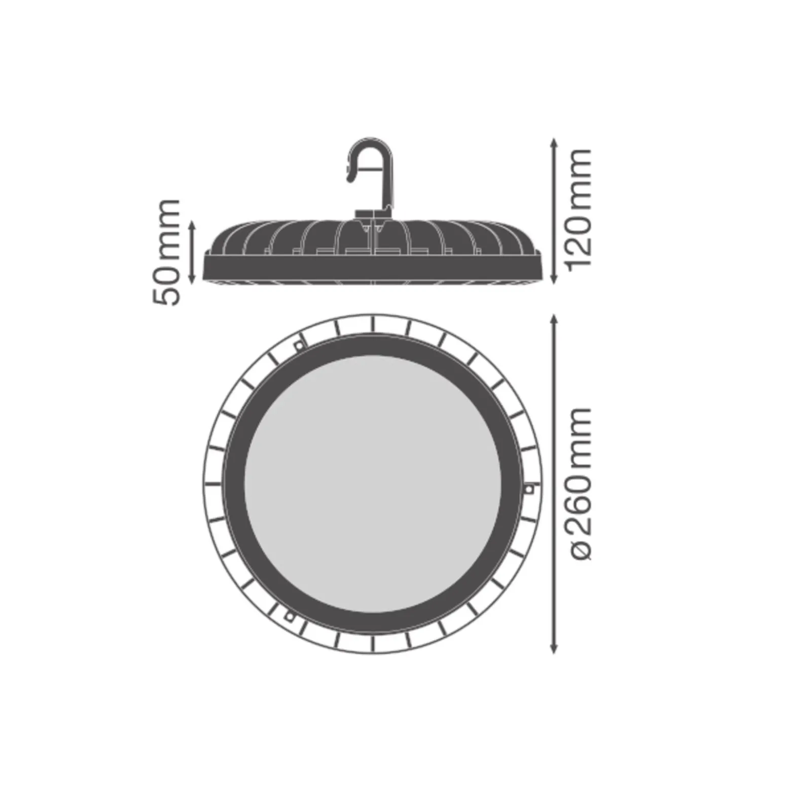 Ledvance LED Highbay Compact Value 166W 20000lm 110D - 840 Kallvit | IP65