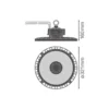 Ledvance LED Highbay Gen 5 Aluminium Svart 150W 26250lm 70D - 865 Dagsljus | IP66 - 1-10V Dimbar