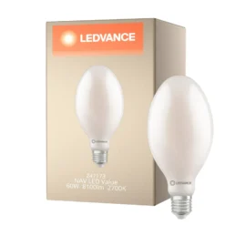 Ledvance LED Lampa HQL LED FIL V E40 60W 8100lm - 827 Extra Varm Vit | Ersättare 125W