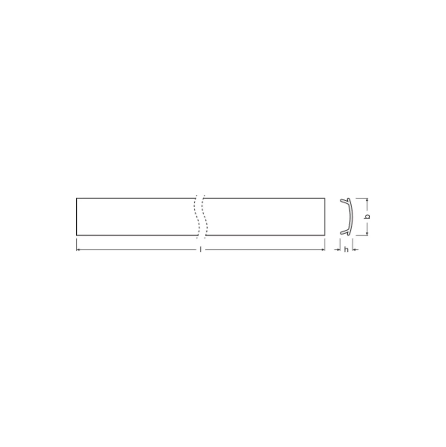 Ledvance LED-ljusslingor Profil Lock U-formad 200CM