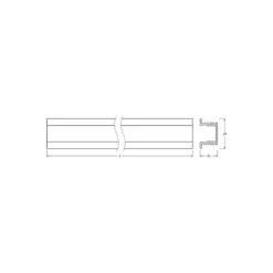 Ledvance LED-ljusslingor Profil Medium U-formad Wing 21.5x12 200CM