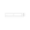 Ledvance LED-ljusslingor Profil Lock Edge Shape 100CM | Klar