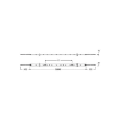 Ledvance LED-ljusslingor Value 1400 60W 6150lm 24v - 830 Varm Vit | 50M/8mm