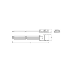 Ledvance LED-ljusslingor Value Power Connector 4P 50CM