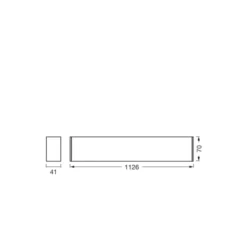 Ledvance LED Office Line Cuboid Tak Svart 30W 3100lm - 840 Kallvit | 3-Stegs Dimbar