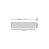 Ledvance LED Panel Comfort 1200 33W 4320lm - 840 Kallvit| 120x30cm - UGR <19 - Zigbee Dimbar