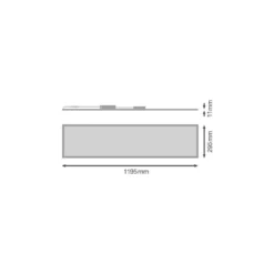 Ledvance LED Panel Comfort 1200 33W 4320lm - 830 Varm Vit | 120x30cm - UGR <22 - Zigbee Dimbar