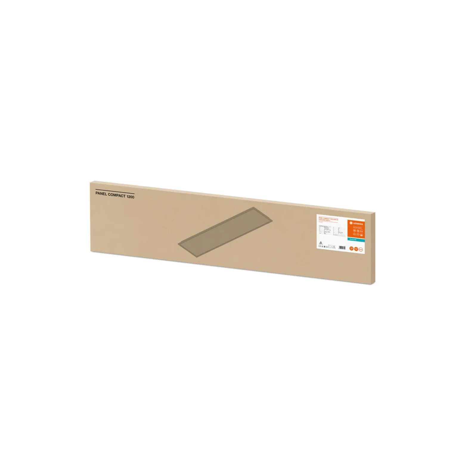 Ledvance LED Panel Kompakt Aluminium Vit 33W 3630lm - 840 Kallvit | 120x30cm - UGR < 19