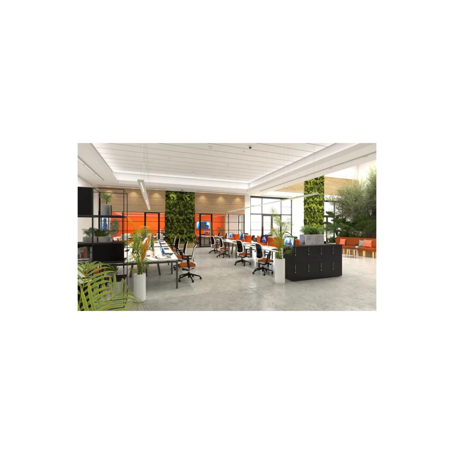 Ledvance LED Panel Linjär Indiviled Direct 1200 40W 4350lm - 930 Varm Vit | 120x12cm - UGR <19 - Dali Dimbar