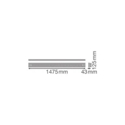 Ledvance LED Panel Linjär Indiviled Direkt/Indirekt 15 69W 8350lm - 930 Varm Vit | 150x12cm - UGR <19
