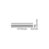 Ledvance LED Panel Linjär Indiviled Direct 1200 40W 5050lm - 940 Kallvit| 120x12cm - UGR <19 - Nöd