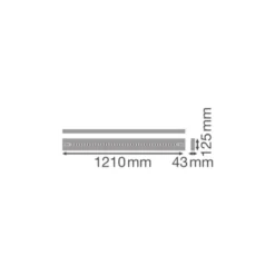 Ledvance LED Panel Linjär Indiviled Direct 1200 40W 4000lm - 940 Kallvit| 120x12cm - UGR <19