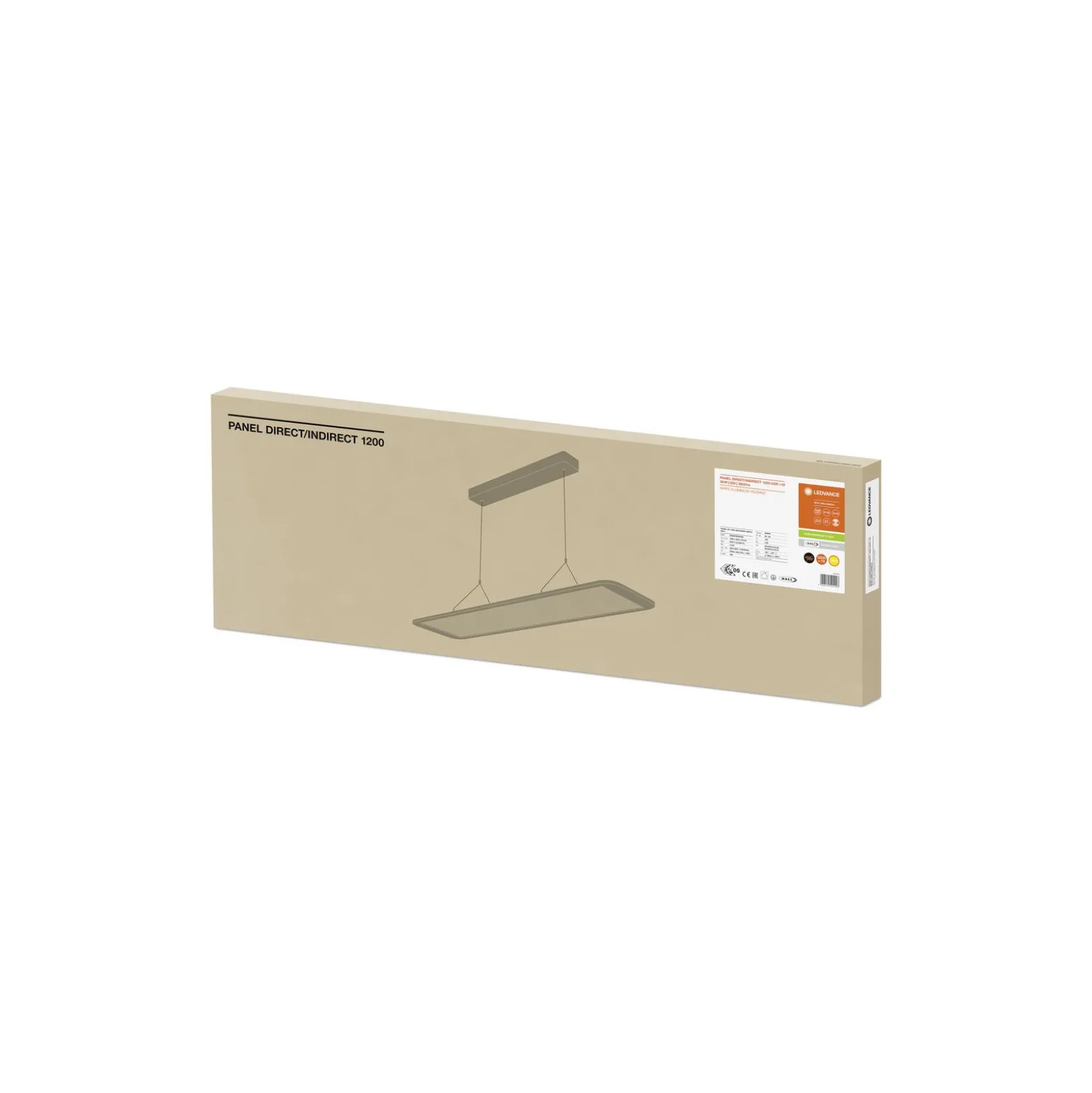Ledvance LED Panel Pendellampa 36W 3800lm - 830 Varm Vit | 120x30cm - UGR <19 - Dali Dimbar