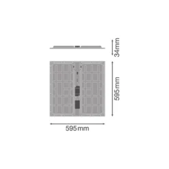Ledvance LED Panel Protect 36W 5040lm - 840 Kallvit| 60x60cm - UGR <22 - Zigbee Dimbar