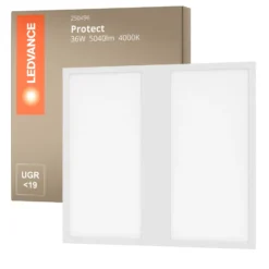 Ledvance LED Panel Protect 36W 5040lm - 840 Kallvit | 60x60cm - UGR <19 - Dali Dimbar