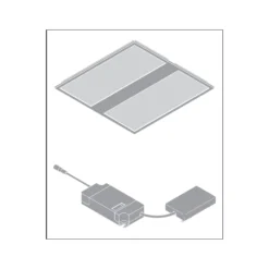 Ledvance LED Panel Protect 36W 3080lm - 840 Kallvit | 62.5x62.5cm - UGR <19