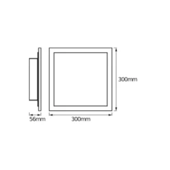 Ledvance LED Panel Smart+ Planon Plus 20W 1500lm - 830-865 Justerbar Vit | 30x30cm - UGR <25 - Wifi Dimbar