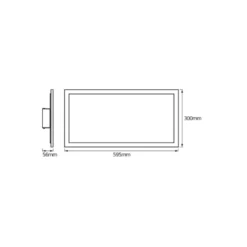 Ledvance LED Panel Smart+ Planon Plus 22W 1600lm - 830-865 Justerbar Vit | 60x30cm - UGR <25 - Wifi Dimbar
