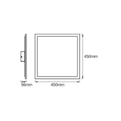 Ledvance LED Panel Smart+ Planon Plus 28W 2100lm - 830 Varm Vit + RGB | 45x45cm - UGR <25 - Wifi Dimbar