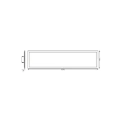Ledvance LED Panel Smart+ Planon Sun@home Vit 35W 3250lm - 922-950 Justerbar Vit | 120x30cm - UGR <25 - Wifi Dimbar