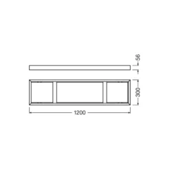 Ledvance LED Panel Surface Mounted Kit 30x120cm