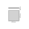 Ledvance LED Panel Surface 32W 4160lm - 930-940 CCT | 60x60cm - UGR <19 - Bästa Färgåtergivning - Dali Dimbar