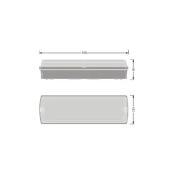 Ledvance LED Plafond Compact Svart 11W 840lm - 830-840 CCT | IP65 - 3 Timmar Nödbelysning - Rörelsesensor, Ljussensor