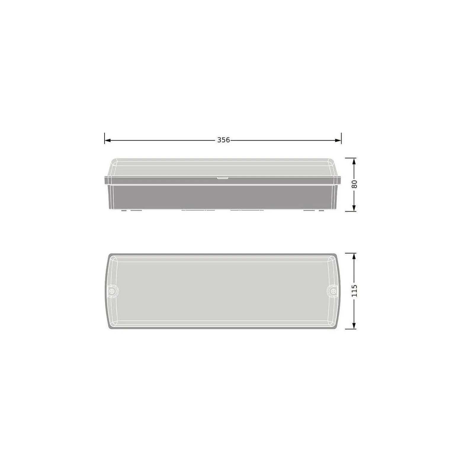 Ledvance LED Plafond Compact Vit 10W 840lm - 830-840 CCT | IP65 - 3 Timmar Nödbelysning