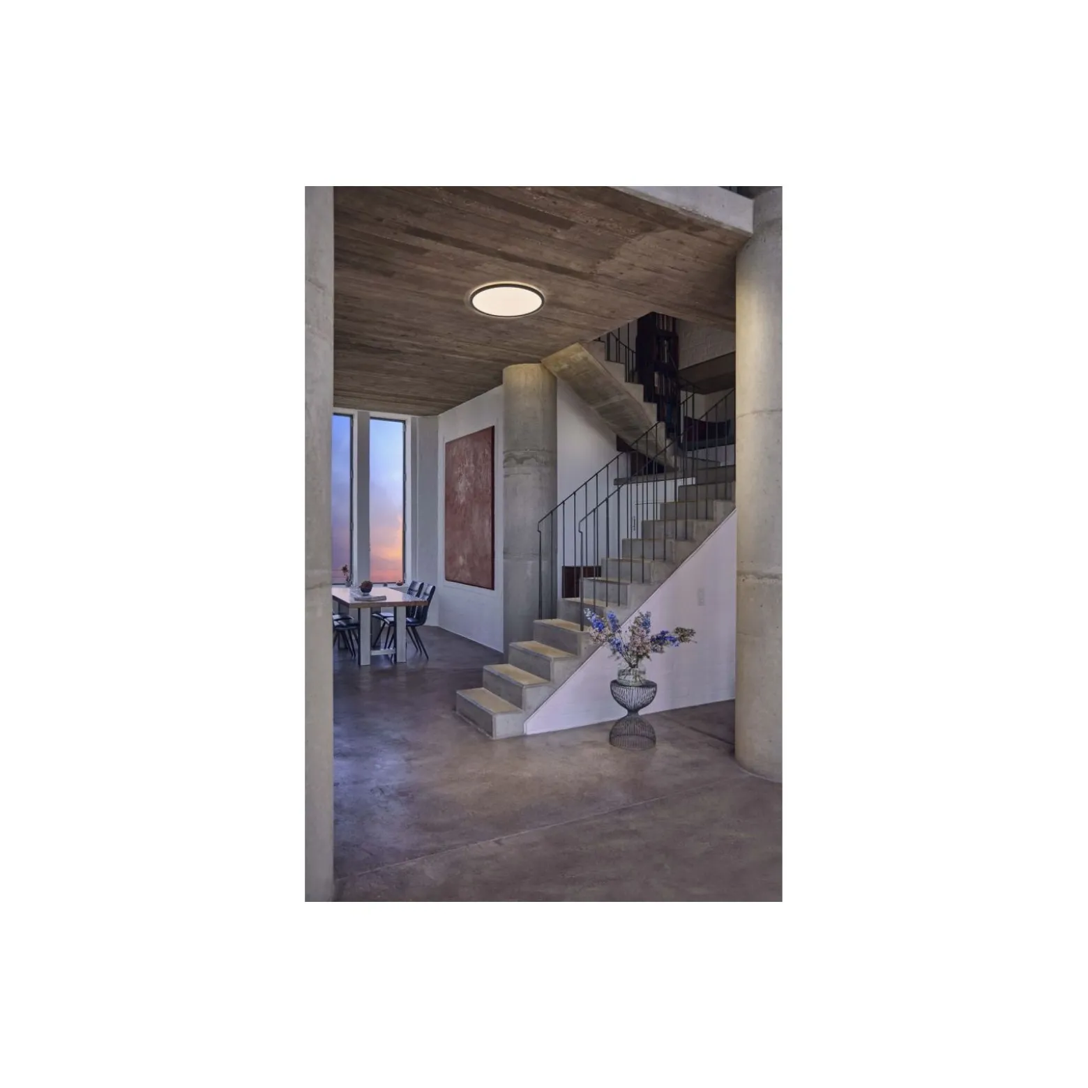 Ledvance LED Plafond Orbis Ultra Slim Click Svart 22W 1740lm - 830 Varm Vit | 400mm - IP20