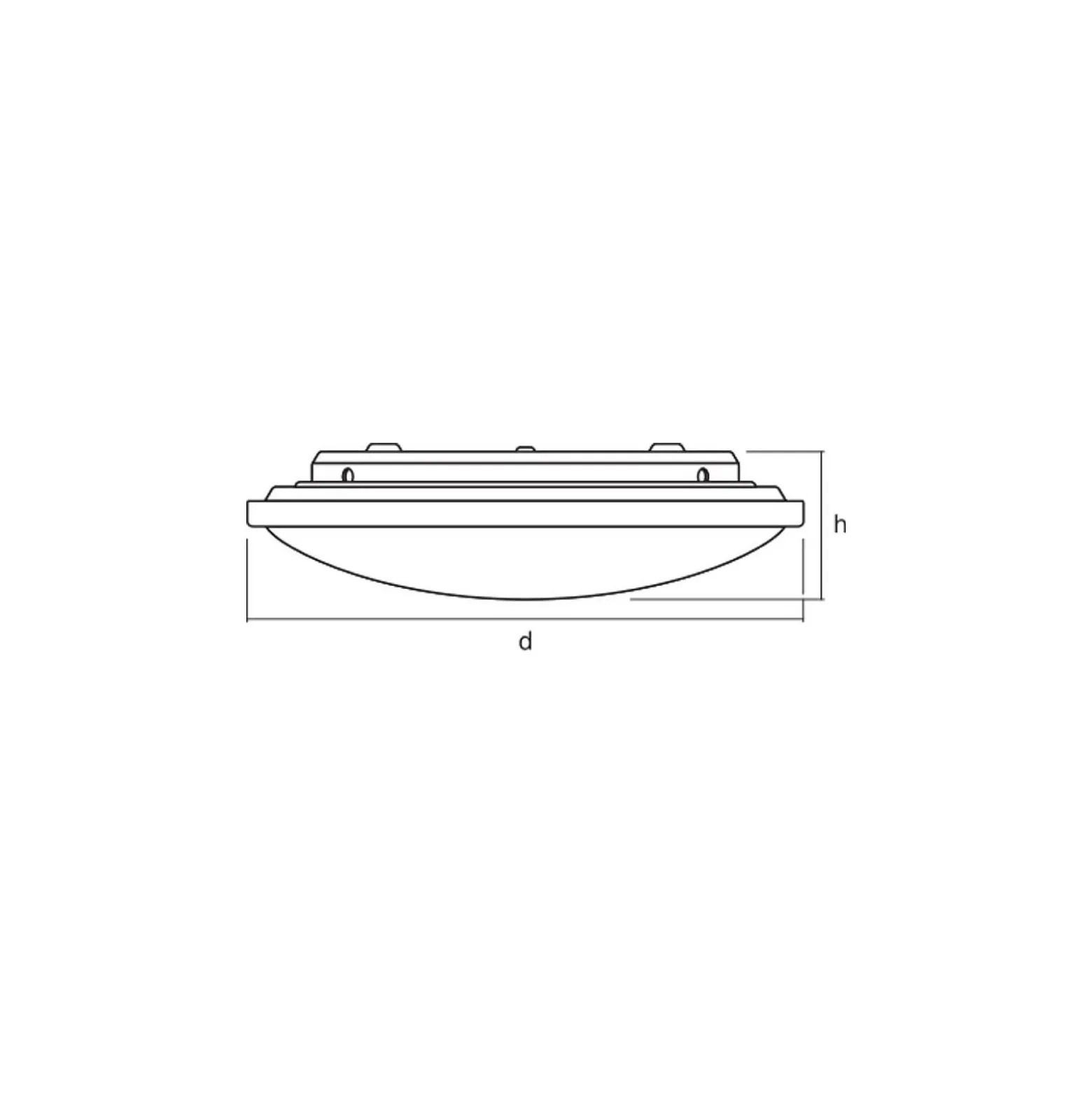Ledvance LED Plafond Orbis Vit 17W 1000lm - 827-865 CCT | 310mm - IP20