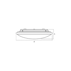 Ledvance LED Plafond Orbis Vit 15W 1000lm - 827-865 CCT | 310mm - IP20