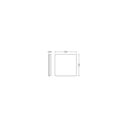 Ledvance LED Plafond Surface Platt Ljus-källor Fyrkant Vit 16W 2660lm - 830-840 CCT | 300mm - IP20