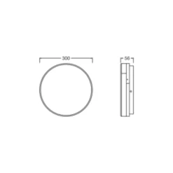 Ledvance LED Plafond Surface Disc Vit 21W 2520lm - 830-840 CCT | IP20 - Dimbar