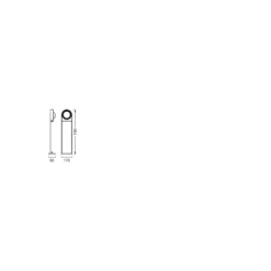 Ledvance LED Pollare Swing Svart 6W 350lm - 830-865 Justerbar Vit | 70cm - IP44 - RGBW