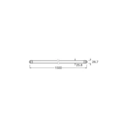Ledvance LED Rör T8 Connected (EM/Mains) Ultra Output 23W 3700lm - 865 Dagsljus | 150cm - Zigbee Dimbar - Ersättare 58W