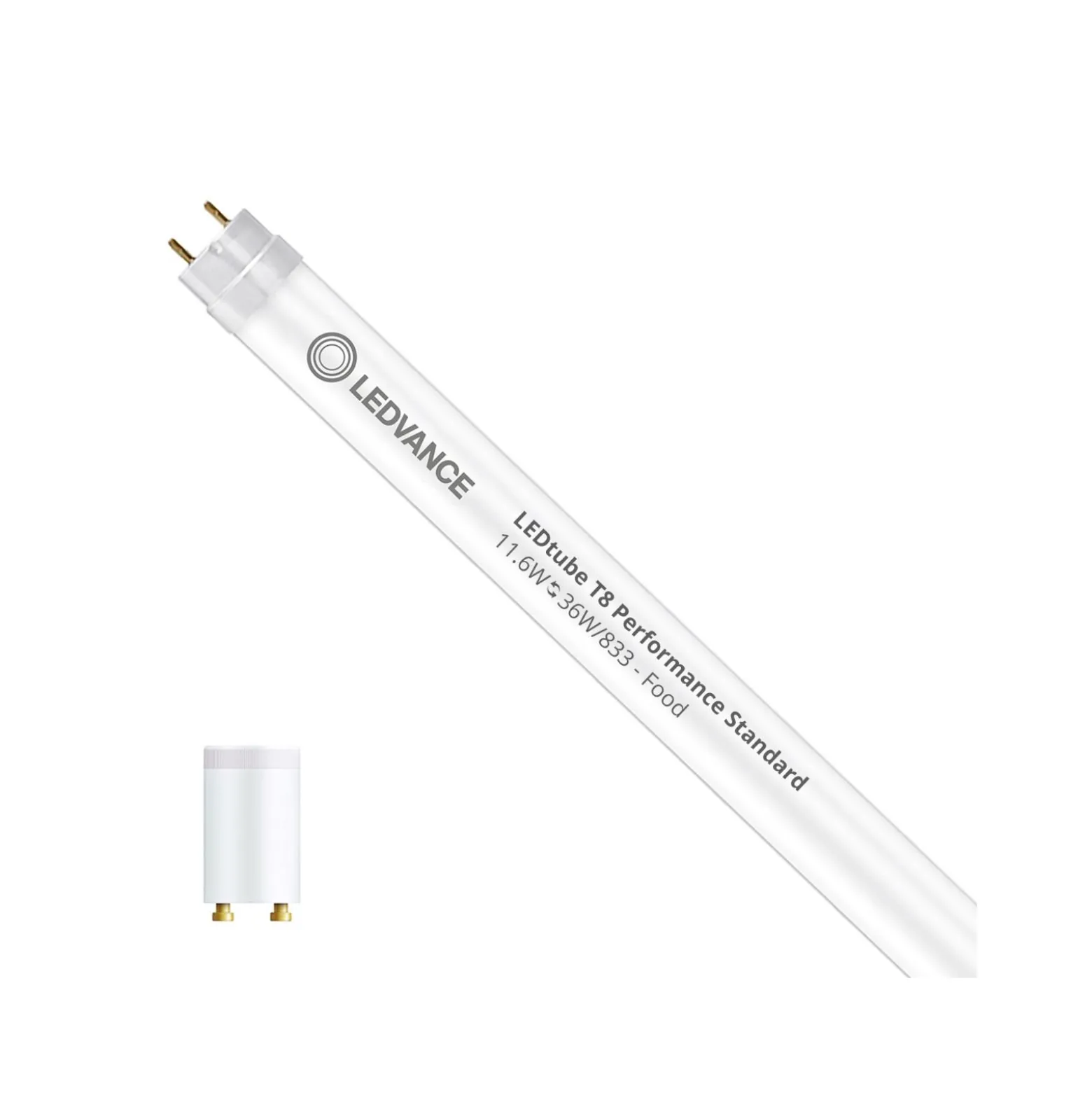 Ledvance LED Rör T8 Performance (EM/Mains) Standard Output 11.6W 1100lm - 833 Food | 120cm - Ersättare 36W