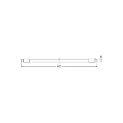 Ledvance LED Rör T8 Performance (EM/Mains) High Output 7.5W 1100lm - 840 Kallvit | 60cm - Dimbar - Ersättare 18W