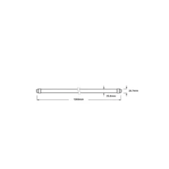 Ledvance LED Rör T8 Superior (EM/Mains) High Output 17.7W 3100lm - 840 Kallvit | 150cm - Ersättare 58W