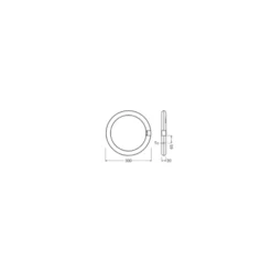 Ledvance LED Rör T9 Value Cirkulär (EM/Mains) 18.3W 2000lm - 830 Varm Vit | Ersättare 32W