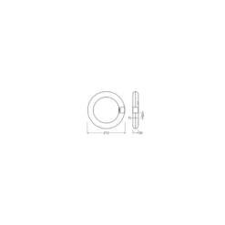Ledvance LED Rör T9 Value Cirkulär (EM/Mains) 11W 1200lm - 830 Varm Vit | Ersättare 22W