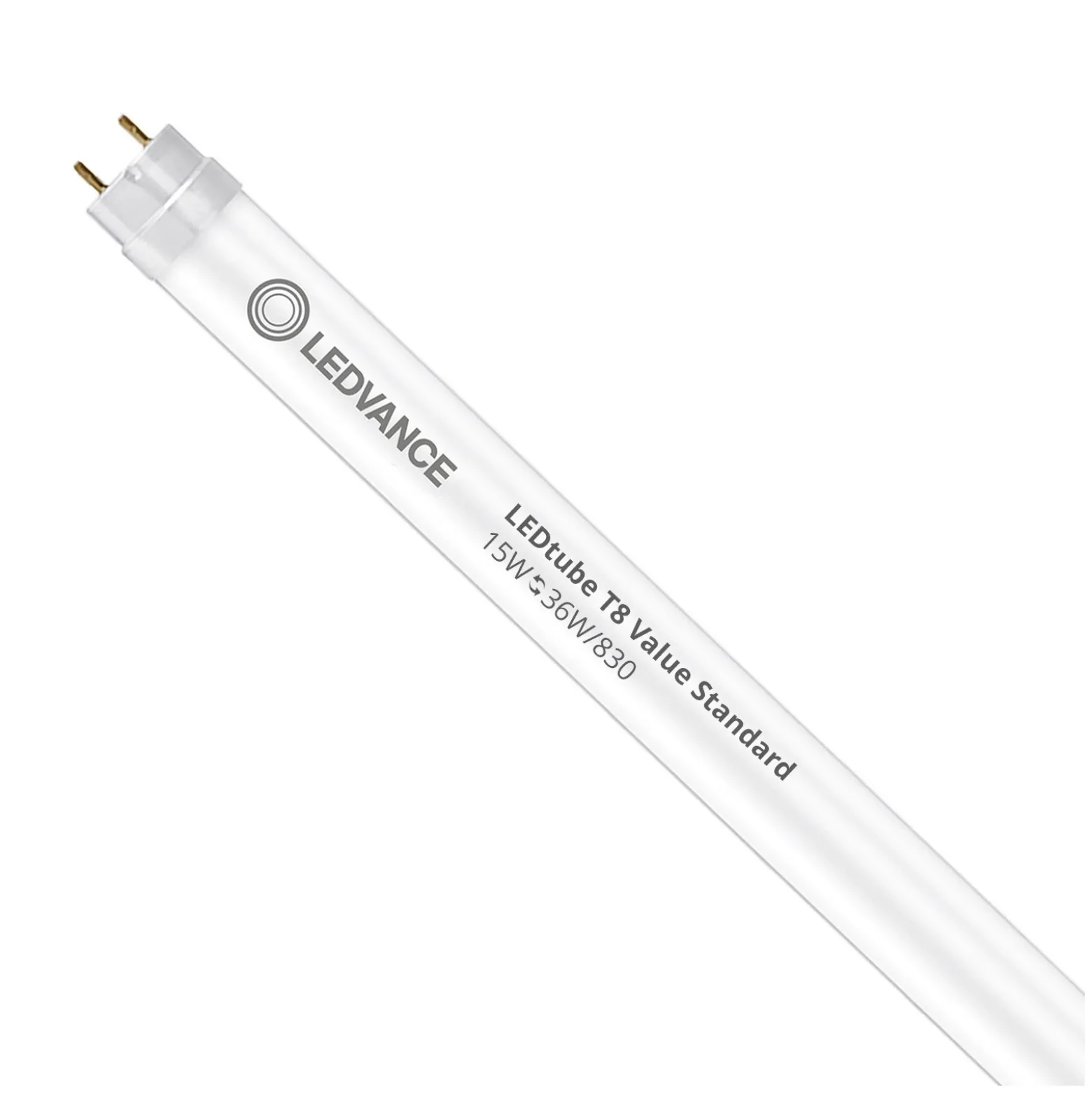 Ledvance LED Rör T8 Value (EM/Mains) Standard Output 15W 1620lm - 830 Varm Vit | 120cm - Ersättare 36W
