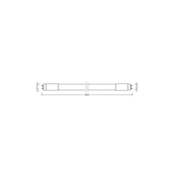 Ledvance LED Rör T8 Value (UN) High Output 8W 900lm - 840 Kallvit | 60cm - Ersättare 18W