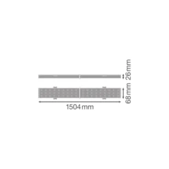 Ledvance LED Skensystem Trusys Universal Aluminium Vit 50W 9000lm 30D - 840 Kallvit