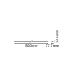 Ledvance LED Skensystem Trusys Flex Klar Stål Vit 50W 8600lm 2x30D - 840 Kallvit