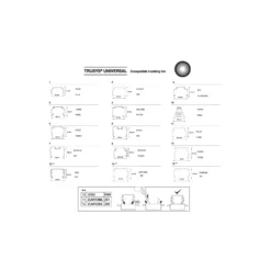 Ledvance LED Skensystem Trusys Universal Vit 75W 12750lm 100D - 840 Kallvit | Dali Dimbar - Ersättare 2x58W