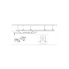 Ledvance LED Skensystem Trusys Universal Vit 75W 12750lm - 840 Kallvit | Dali Dimbar - Ersättare 2x58W