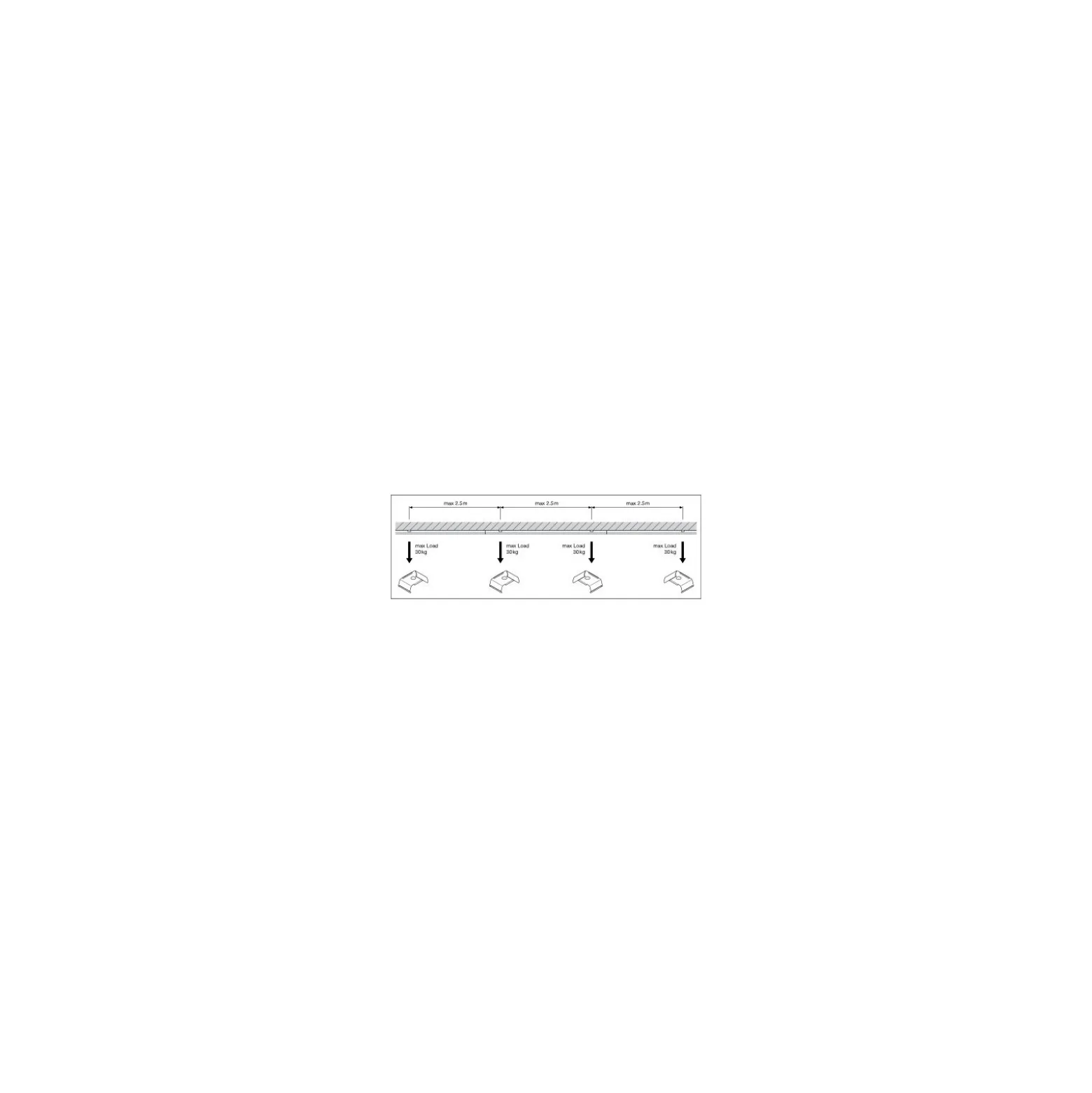 Ledvance LED Skensystem Trusys Flex Smal Spridningsgrad Vit 70W 12100lm - 865 Dagsljus | Dali Dimbar - Ersättare 2x58W